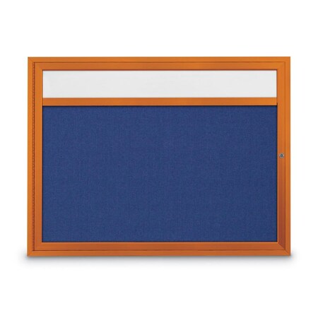 United Visual Products Slim Enclosed Corkboard, 30"x36", Gold Alum Frame/Burgundy UVEB3036-GOLD-DBURGU